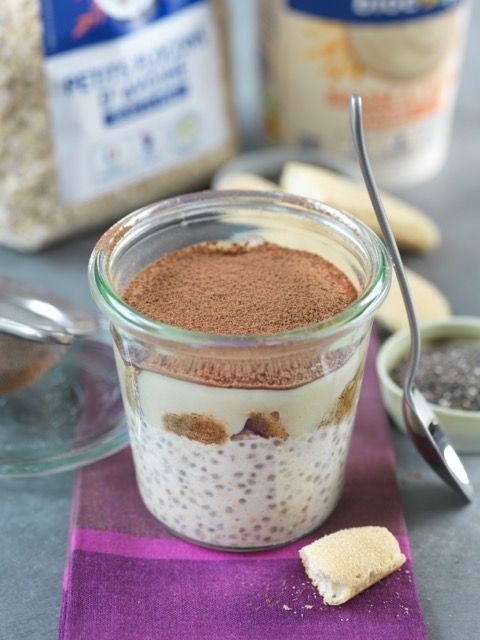 Verrine végétale façon tiramisu